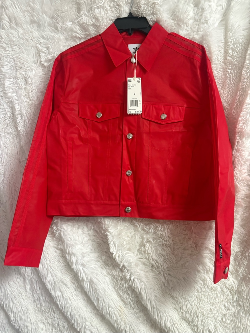 Adidas x Fiorucci Kiss Jacket Red